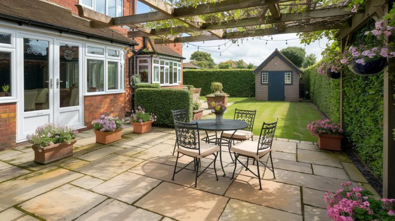 Hertingfordbury Indian Sandstone Paving and Patios Design & Installation Companies
