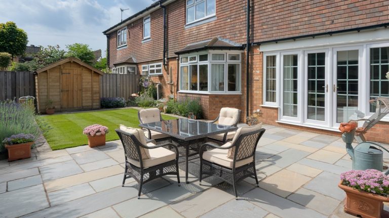 Harpenden Indian Sandstone Paving and Patios Design & Installation