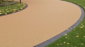 Resin Bound Driveway In  Graveley